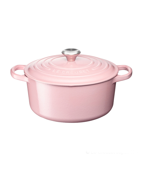 Le Creuset（ルクルーゼ）の「シグニチャー ココット・ロンド 22cm (内側ブラックマットホーロー)（鍋/フライパン・レディース・ブラック系その他/ピンク系その他/グレー系その他/チェリーレッド/オレンジ/ブルー系その他・22cm）」の5枚目の写真