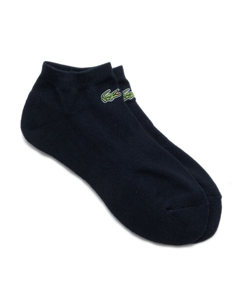 LACOSTE（ラコステ）の「ロゴパイルスニカー丈ソックス（ソックス/靴下・レディース・ホワイト/ネイビー/ライトブルー/グレー/ブラック・24cm/24.0cm）」の5枚目の写真