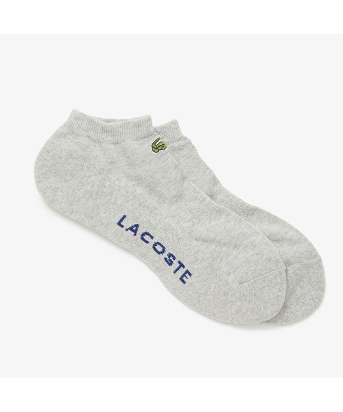 LACOSTE（ラコステ）の「ロゴパイルスニカー丈ソックス（ソックス/靴下・レディース・ホワイト/ネイビー/ライトブルー/グレー/ブラック・24cm/24.0cm）」の4枚目の写真