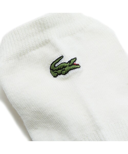 LACOSTE（ラコステ）の「ロゴパイルスニカー丈ソックス（ソックス/靴下・レディース・ホワイト/ネイビー/ライトブルー/グレー/ブラック・24cm/24.0cm）」の13枚目の写真