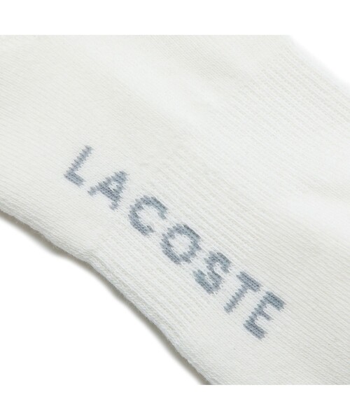 LACOSTE（ラコステ）の「ロゴパイルスニカー丈ソックス（ソックス/靴下・レディース・ホワイト/ネイビー/ライトブルー/グレー/ブラック・24cm/24.0cm）」の14枚目の写真