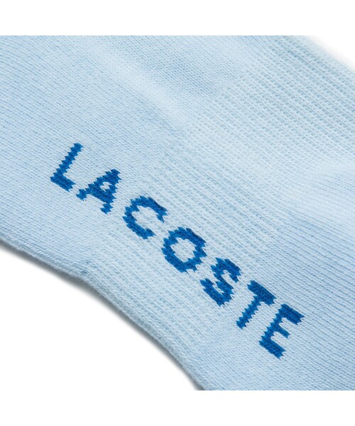 LACOSTE（ラコステ）の「ロゴパイルスニカー丈ソックス（ソックス/靴下・レディース・ホワイト/ネイビー/ライトブルー/グレー/ブラック・24cm/24.0cm）」の7枚目の写真