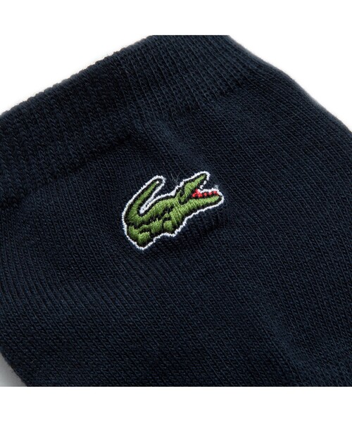 LACOSTE（ラコステ）の「ロゴパイルスニカー丈ソックス（ソックス/靴下・レディース・ホワイト/ネイビー/ライトブルー/グレー/ブラック・24cm/24.0cm）」の8枚目の写真
