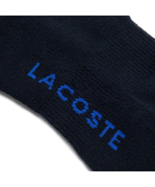 LACOSTE（ラコステ）の「ロゴパイルスニカー丈ソックス（ソックス/靴下・レディース・ホワイト/ネイビー/ライトブルー/グレー/ブラック・24cm/24.0cm）」の9枚目の写真
