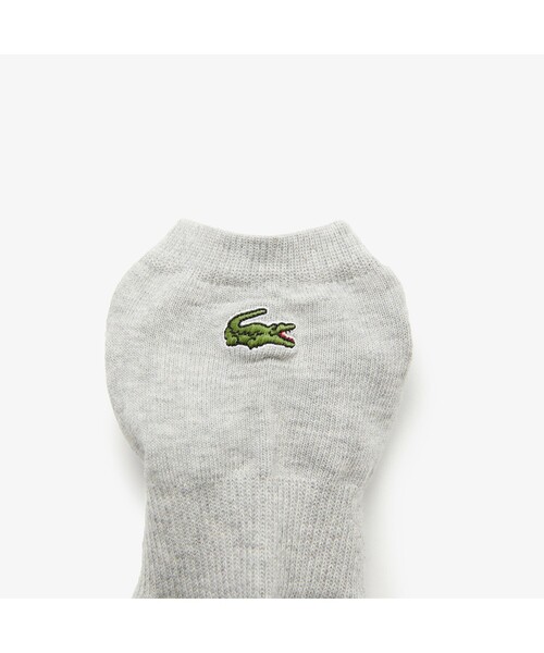 LACOSTE（ラコステ）の「ロゴパイルスニカー丈ソックス（ソックス/靴下・レディース・ホワイト/ネイビー/ライトブルー/グレー/ブラック・24cm/24.0cm）」の10枚目の写真