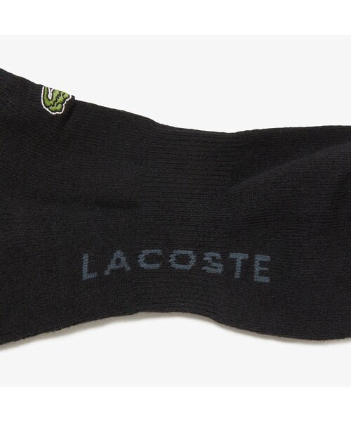 LACOSTE（ラコステ）の「ロゴパイルスニカー丈ソックス（ソックス/靴下・レディース・ホワイト/ネイビー/ライトブルー/グレー/ブラック・24cm/24.0cm）」の12枚目の写真