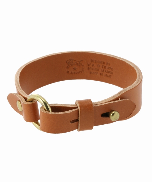 IL BISONTE（イルビゾンテ）の「IL BISONTE/ イルビゾンテ : プレーンブレス＃（ブレスレット・メンズ・ブラック/ベージュ/ブラウン・FREE）」の3枚目の写真