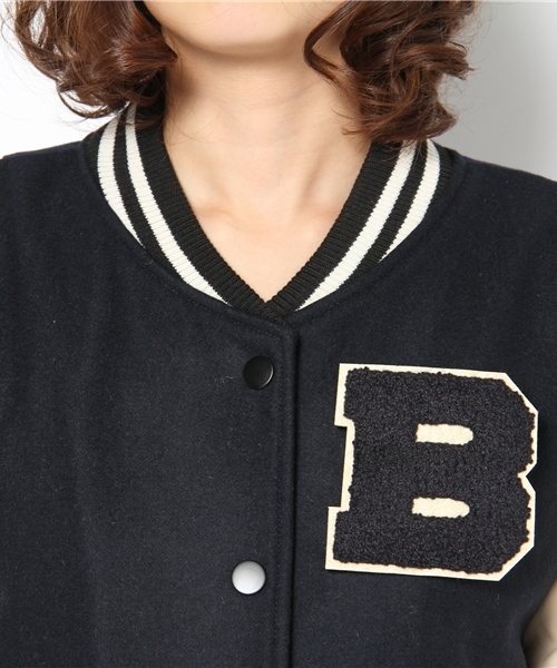 Chico（チコ）の「中綿ビックスタジャン（スタジャン・レディース・キャメル/ピンクベージュ/ネイビー・FREE）」の11枚目の写真