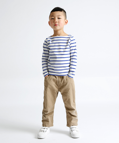 こども ビームス(コドモビームス)の「◎◎こども ビームス / コットンツイル 7分丈パンツ (90~140cm)(チノパンツ・キッズ・ベージュ/オリーブ/ブラック・90t/100/110/120/130/140)」の15枚目の写真