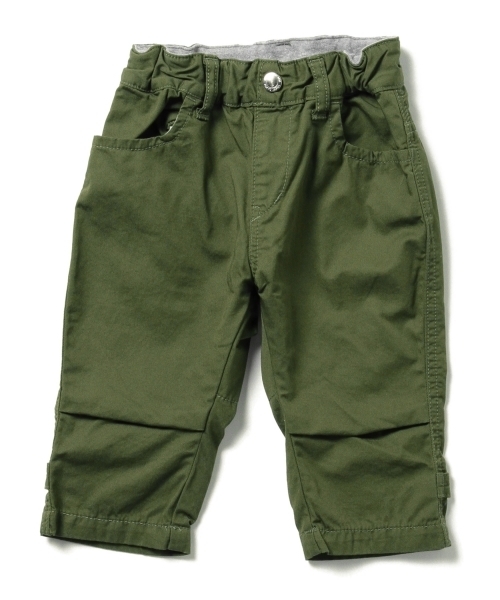 こども ビームス(コドモビームス)の「◎◎こども ビームス / コットンツイル 7分丈パンツ (90~140cm)(チノパンツ・キッズ・ベージュ/オリーブ/ブラック・90t/100/110/120/130/140)」の8枚目の写真