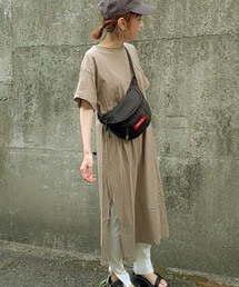 earth music&ecology | ・カットソーワンピース ●(ワンピース)