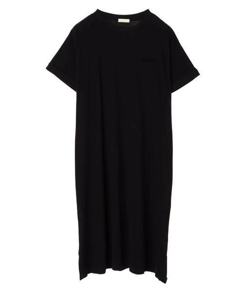 earth music&ecology(アースミュージックアンドエコロジー)の「・カットソーワンピース ●(ワンピース・レディース・カーキ/ブラック/オフホワイト/ダークベージュ・FREE)」の16枚目の写真