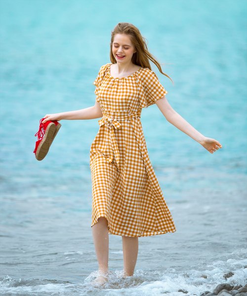 Clear クリア の ギンガムチェックワンピース ワンピース Wear