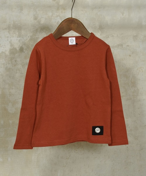 ZERO standerd（ゼロスタンダード）の「ZERO standard/ゼロスタンダード ロングTシャツ（Tシャツ/カットソー・キッズ・グレー/カーキ/チャコールグレー/ベージュ/ピンク/ブラック/テラコッタ/グレー系その他3/ラベンダー・110cm/130cm/100cm/95㎝/150cm/80ｃｍ/160cm/140cm/90cm/120cm/95cm）」の5枚目の写真