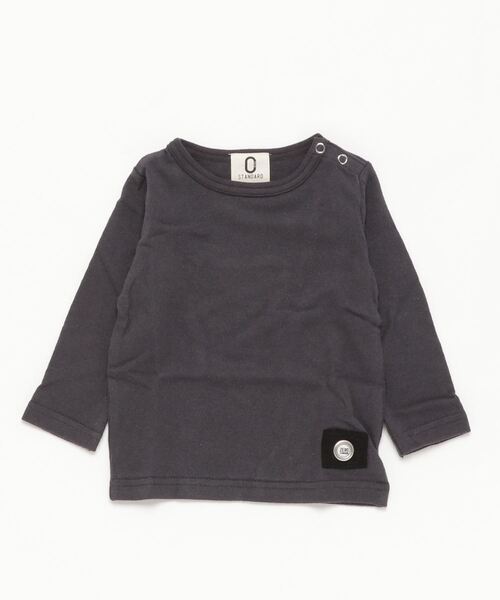 ZERO standerd（ゼロスタンダード）の「ZERO standard/ゼロスタンダード ロングTシャツ（Tシャツ/カットソー・キッズ・グレー/カーキ/チャコールグレー/ベージュ/ピンク/ブラック/テラコッタ/グレー系その他3/ラベンダー・110cm/130cm/100cm/95㎝/150cm/80ｃｍ/160cm/140cm/90cm/120cm/95cm）」の18枚目の写真