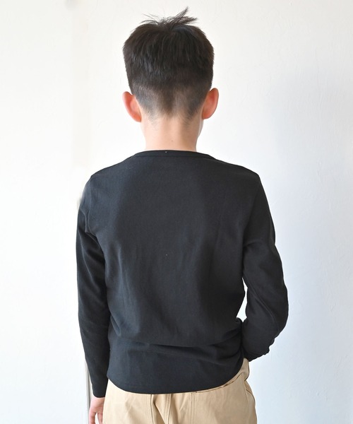 ZERO standerd（ゼロスタンダード）の「ZERO standard/ゼロスタンダード ロングTシャツ（Tシャツ/カットソー・キッズ・グレー/カーキ/チャコールグレー/ベージュ/ピンク/ブラック/テラコッタ/グレー系その他3/ラベンダー・110cm/130cm/100cm/95㎝/150cm/80ｃｍ/160cm/140cm/90cm/120cm/95cm）」の11枚目の写真