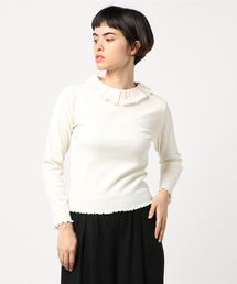 flower | タックネックトップ(Tシャツ/カットソー)