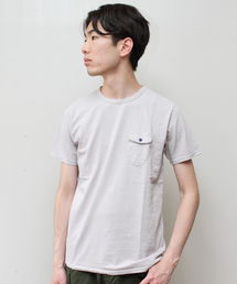 EEL / イール 別注 陶器ボタンのポケT ポケットTシャツ