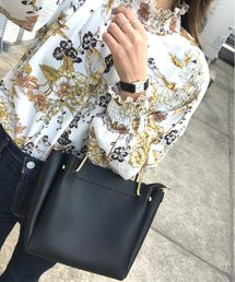 KOBE LETTUCE | ショルダー付き2Wayゴールドハンドルバッグ(ハンドバッグ)