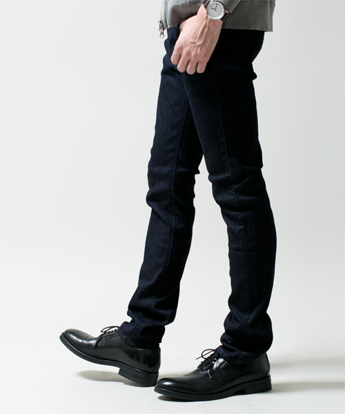 NANO universe（ナノユニバース）の「Lee（リー）/ 別注ストレッチSKINNY（デニムパンツ・メンズ・ホワイト/ブラック/グレー/インディゴブルー/ブルー・SMALL/MEDIUM/LARGE）」の21枚目の写真
