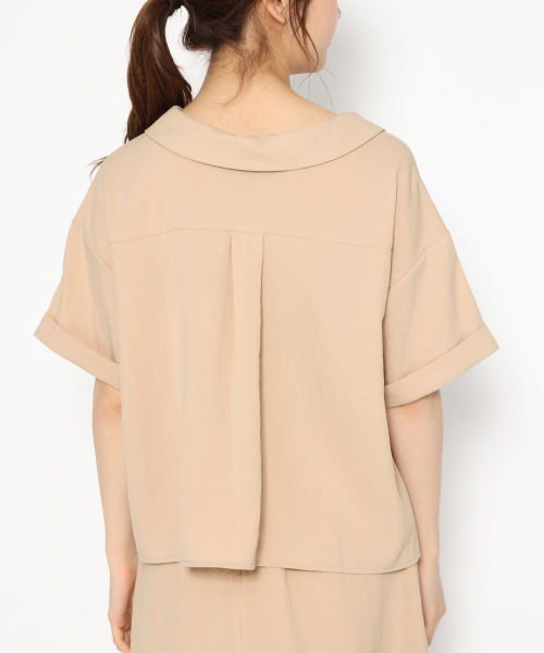 Heather(ヘザー)の「リネンライクカイキンシャツ 832969(シャツ/ブラウス・レディース・ブラック/ベージュ/パープル/グリーン/テラコッタ・FREE)」の13枚目の写真