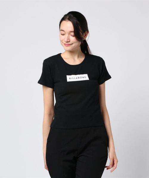 BILLABONG（ビラボン）の「半袖Tシャツ BILLABONG AJ013-233（Tシャツ/カットソー・レディース・ホワイト/ブラック/ピンク・M/L）」の3枚目の写真