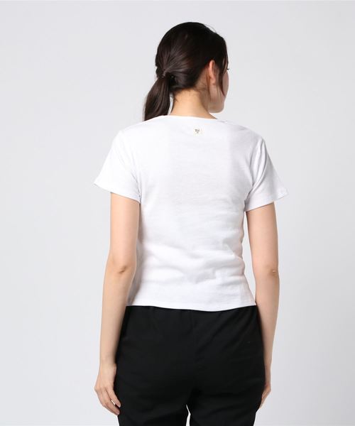 BILLABONG（ビラボン）の「半袖Tシャツ BILLABONG AJ013-233（Tシャツ/カットソー・レディース・ホワイト/ブラック/ピンク・M/L）」の5枚目の写真