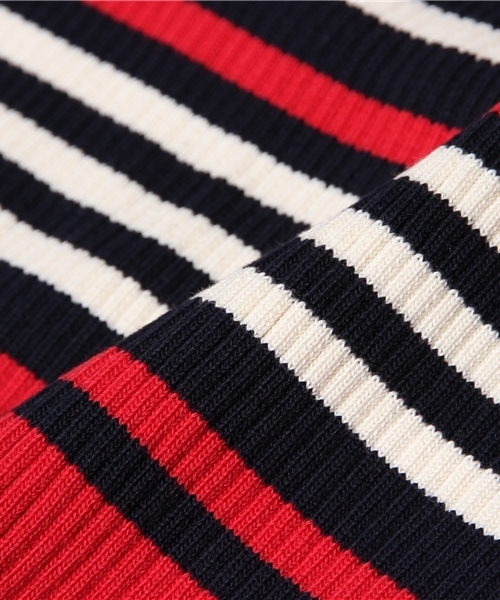 Ray BEAMS（レイビームス）の「Ray BEAMS / ボーダーニット タイトスカート（スカート・レディース・レッド/イエロー・1/0）」の10枚目の写真