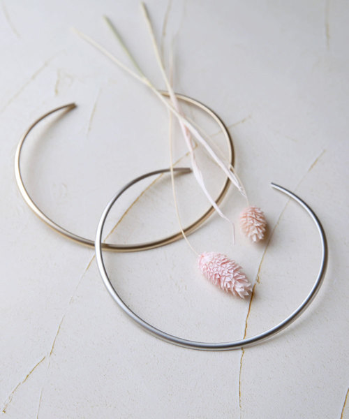 colleca la（コレカラ）の「マットメタルチョーカー（チョーカー・レディース・シルバー/ゴールド・ﾌﾘ-）」の12枚目の写真