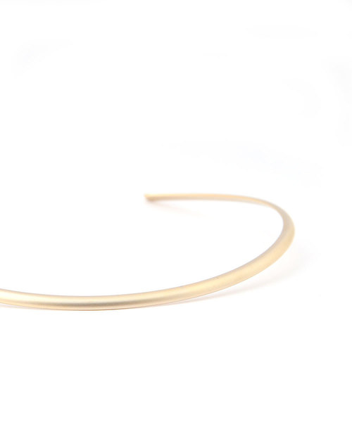 colleca la（コレカラ）の「マットメタルチョーカー（チョーカー・レディース・シルバー/ゴールド・ﾌﾘ-）」の6枚目の写真