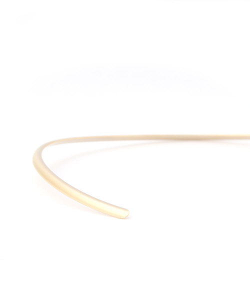 colleca la（コレカラ）の「マットメタルチョーカー（チョーカー・レディース・シルバー/ゴールド・ﾌﾘ-）」の7枚目の写真