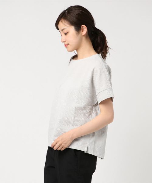 DECOY SINCE 1981(デコイシンスイチキュウハチイチ)の「ストライププルオーバー(Tシャツ/カットソー・レディース・アイボリー/ネイビー/グレー・L size/LL/M size)」の9枚目の写真