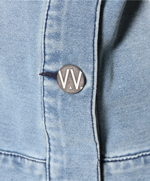 LOVE BOAT（ラブ・ボート）の「likeデニムGジャン（デニムジャケット・レディース・ブルー系/ネイビー系・FREE）」の5枚目の写真