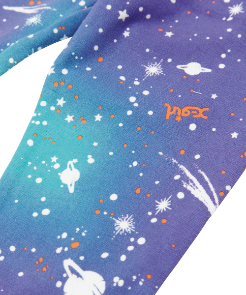 X-girl Stages(エックスガールステージス)の「"COSMIC SPACE" LEGGINGS (4T~7T)(レギンス/スパッツ・キッズ・ブラック/グリーン/ネイビー・7T/4T/5T/6T)」の6枚目の写真