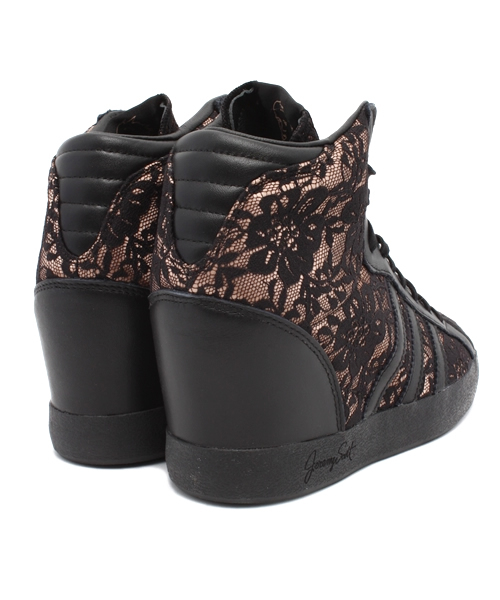 adidas Originals by JEREMY SCOTT（アディダスオリジナルスバイジェレミースコット）の「アディダス オリジナルス ジェレミースコット インヒール adidas JS LACE PROFI WEDGE D65862（スニーカー・レディース・ブラック・23cm/24.5cm/24cm/23.5cm）」の6枚目の写真