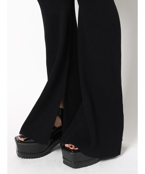 EVRIS（エヴリス）の「ハイツイストニットパンツ（その他パンツ・レディース・ブラック/ベージュ/カーキ・FREE）」の17枚目の写真