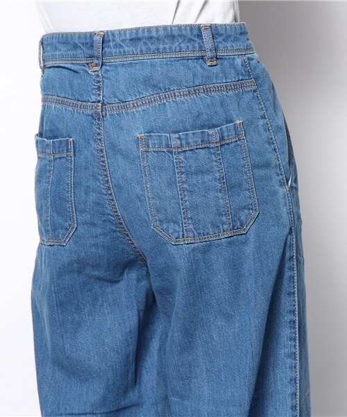 ROSE BUD（ローズバッド）の「LPT-14113 JUST/W WIDE LEG PANTS（デニムパンツ・レディース・ブルー系その他/ワンウォッシュ・2/1）」の10枚目の写真