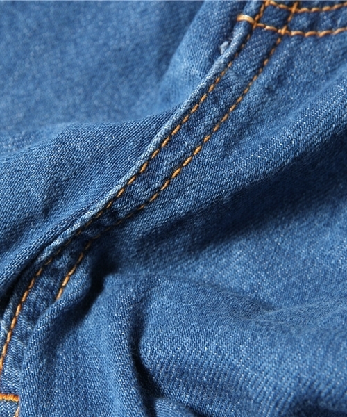 ROSE BUD（ローズバッド）の「LPT-14113 JUST/W WIDE LEG PANTS（デニムパンツ・レディース・ブルー系その他/ワンウォッシュ・2/1）」の6枚目の写真