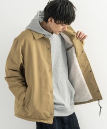 Rocky Monroe | コーチジャケット タスラン加工 裏ボア 無地 ジャンパー ストリート カジュアル アメカジ 迷彩 カモフラ 保温 防寒(ブルゾン)