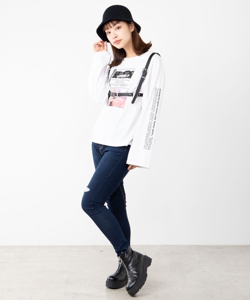 WEGO（ウィゴー）の「WEGO/リングハーネスベルト（ベルト・レディース・ブラック・FREE）」の7枚目の写真