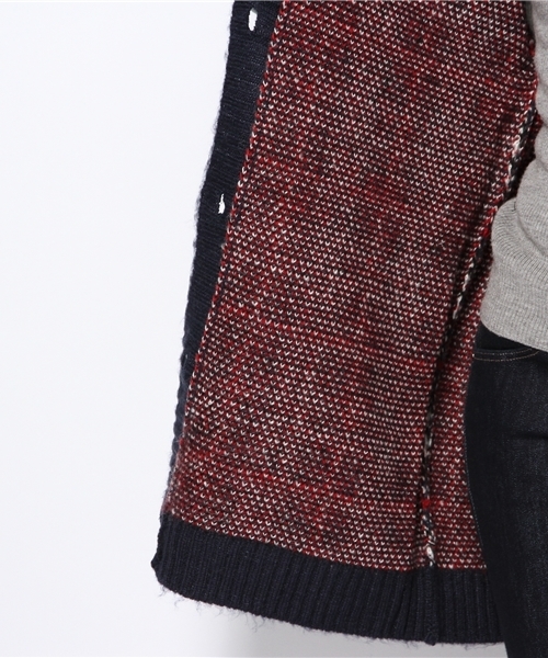 WEGO(ウィゴー)の「WEGO/シャギーチェックカーディガン(カーディガン/ボレロ・レディース・ブルー/レッド・FREE)」の9枚目の写真