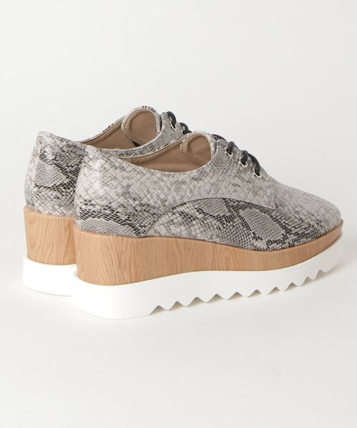 WEGO(ウィゴー)の「WEGO/レースアップコンビソールシューズ(ドレスシューズ・レディース・ホワイト/ブラック/その他1・MEDIUM/LARGE)」の16枚目の写真