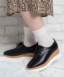 WEGO | WEGO/レースアップコンビソールシューズ(ドレスシューズ)