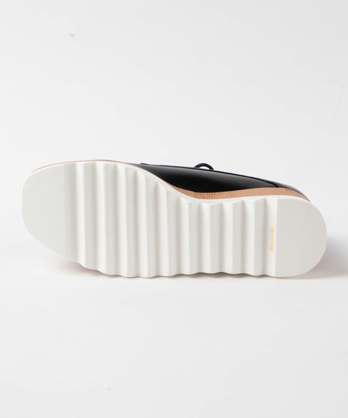 WEGO(ウィゴー)の「WEGO/レースアップコンビソールシューズ(ドレスシューズ・レディース・ホワイト/ブラック/その他1・MEDIUM/LARGE)」の15枚目の写真