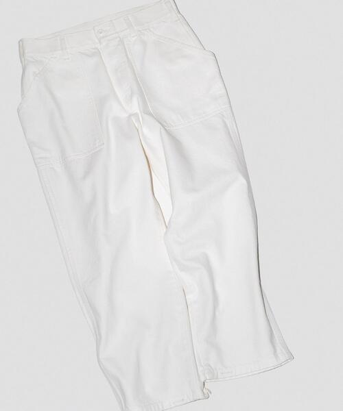GUNG HO（ガンホー）の「【別注】 ＜GUNG HO＞ WHITE BAKER/パンツ（その他パンツ・メンズ・ホワイト・28inch/33inch/31inch/29inch）」の2枚目の写真