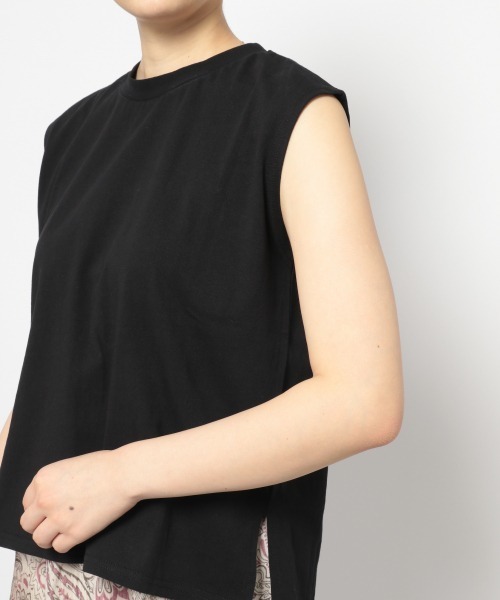 PAGEBOY（ページボーイ）の「マルチファンクションノースリ（Tシャツ/カットソー・レディース・ブラック/パープル/オフホワイト/イエロー系その他/ダークブラウン/グレイッシュベージュ・FREE）」の14枚目の写真