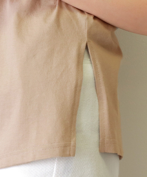 RANDA(ランダ)の「フレンチスリーブカットソー(Tシャツ/カットソー・レディース・ベージュ/ホワイト・FREE)」の7枚目の写真