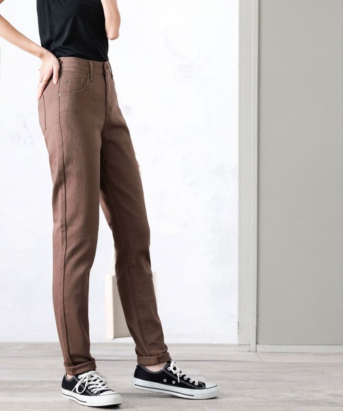 classicalelf(クラシカルエルフ)の「スーパーストレッチスキニー無地レギュラーデニム&チノパンツ(フルレングス)(デニムパンツ・レディース・インディゴブルー/ブラック/オフホワイト/ライトグレー/ライトブルー/ブラウン/ブラック系その他/ワンウォッシュ・LARGE/MEDIUM/SMALL/X-LARGE/XX-LARGE)」の22枚目の写真