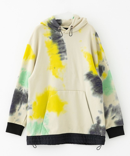 UNITED TOKYO（ユナイテッドトウキョウ）の「コットンナイロン　ムラ染めパーカー/オーバーサイズ（パーカー・メンズ・ベージュ/グレー・1/2/3）」の2枚目の写真