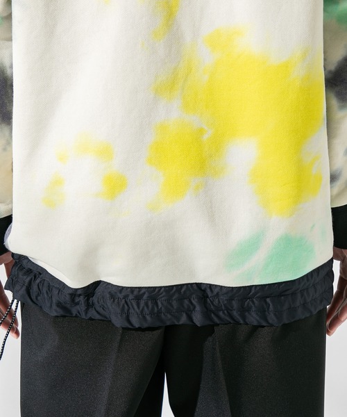 UNITED TOKYO（ユナイテッドトウキョウ）の「コットンナイロン　ムラ染めパーカー/オーバーサイズ（パーカー・メンズ・ベージュ/グレー・1/2/3）」の19枚目の写真